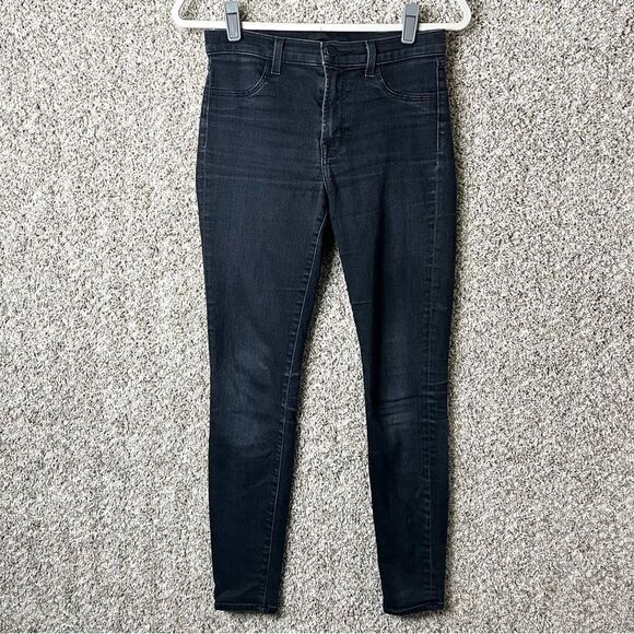J Brand Jeans Women’s 28 Charcoal Gray Impulsive Mid-Rise Skinny Denim - Picture 1 of 7